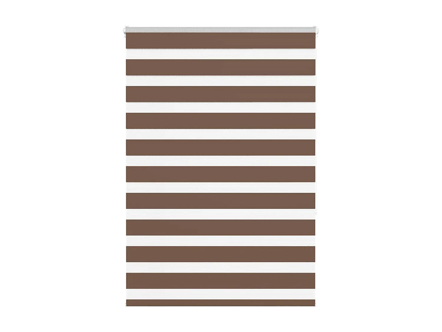 Store zèbre marron 110x150cm largeur du tissu 105,9cm polyester