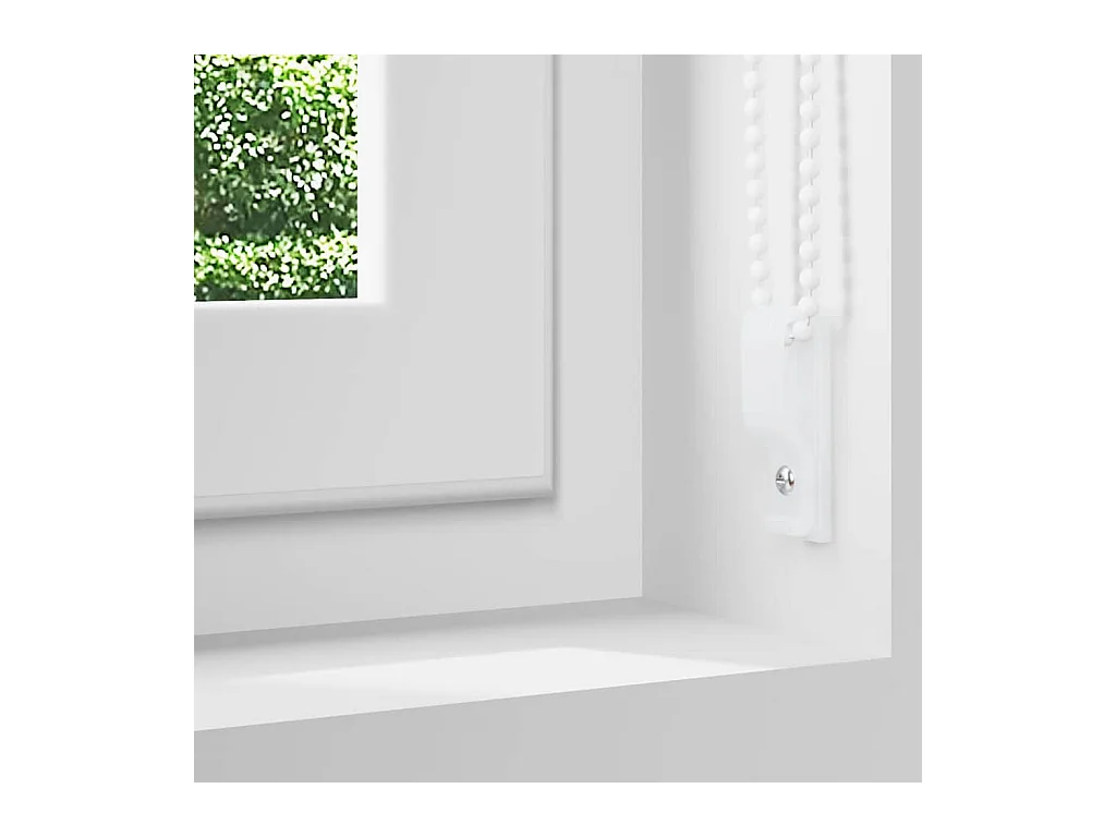 Estor Enrollable Opaco hojas verde 100x130 cm Tela Ancho 95,7cm