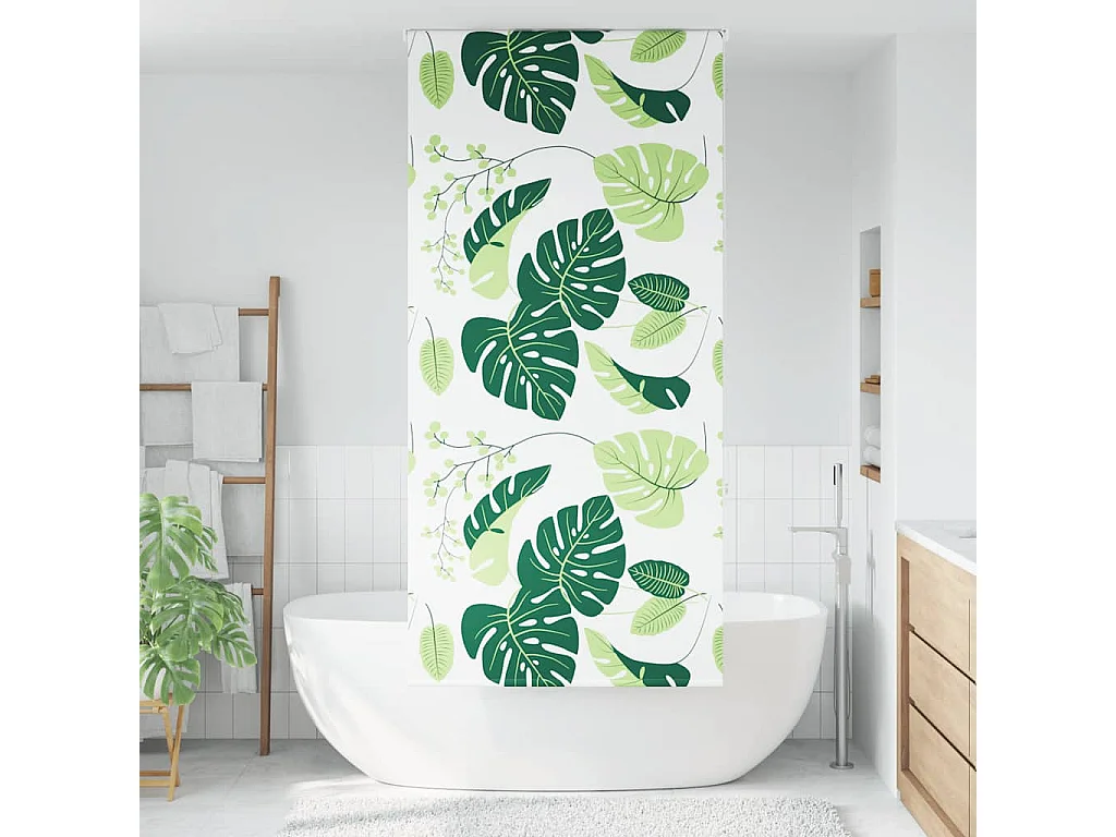 Store enrouleur de douche 100x240 cm largeur du tissu 96 cm