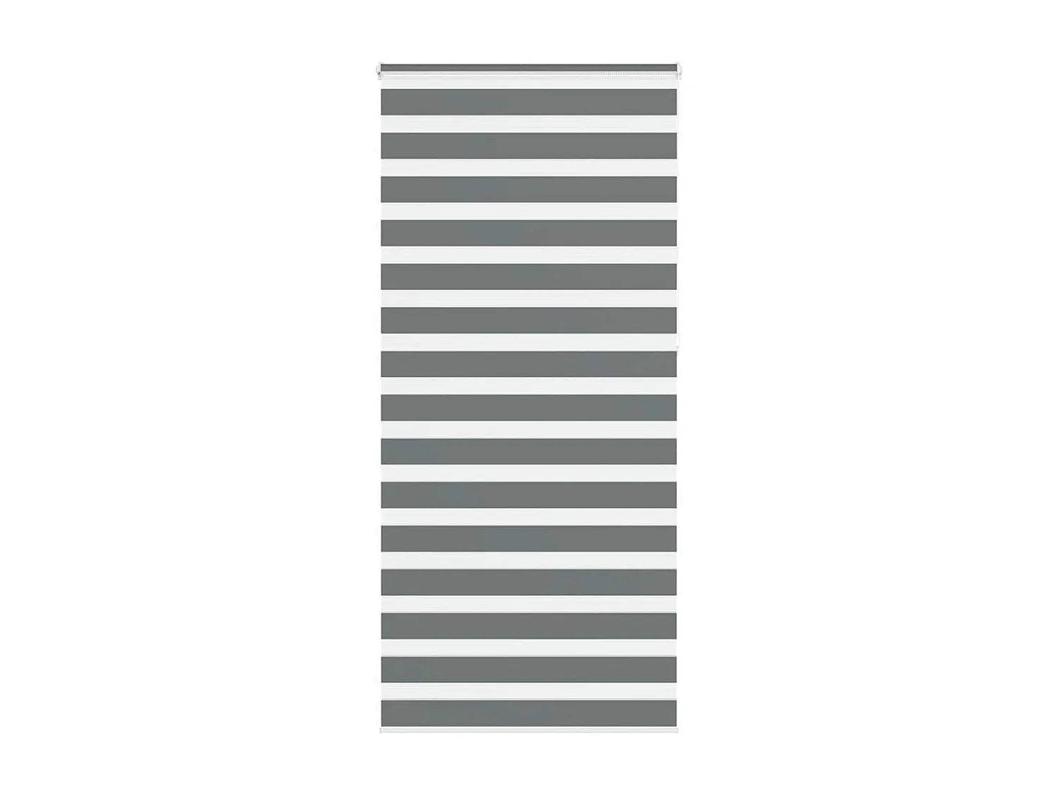 Store zèbre gris foncé largeur du tissu 90,9 cm polyester