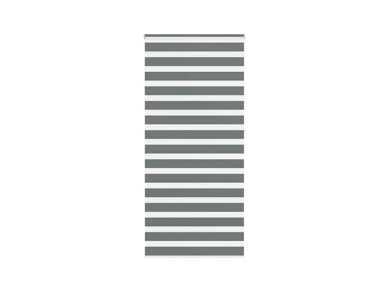 Zebra rolgordijn 95x230 cm stofbreedte 90,9 cm donkergrijs