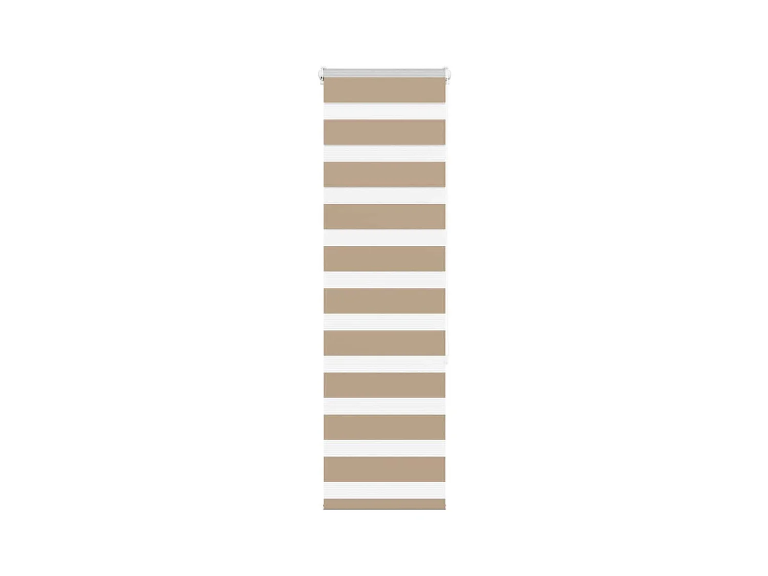 Store zèbre marron sable largeur du tissu 40,9 cm polyester