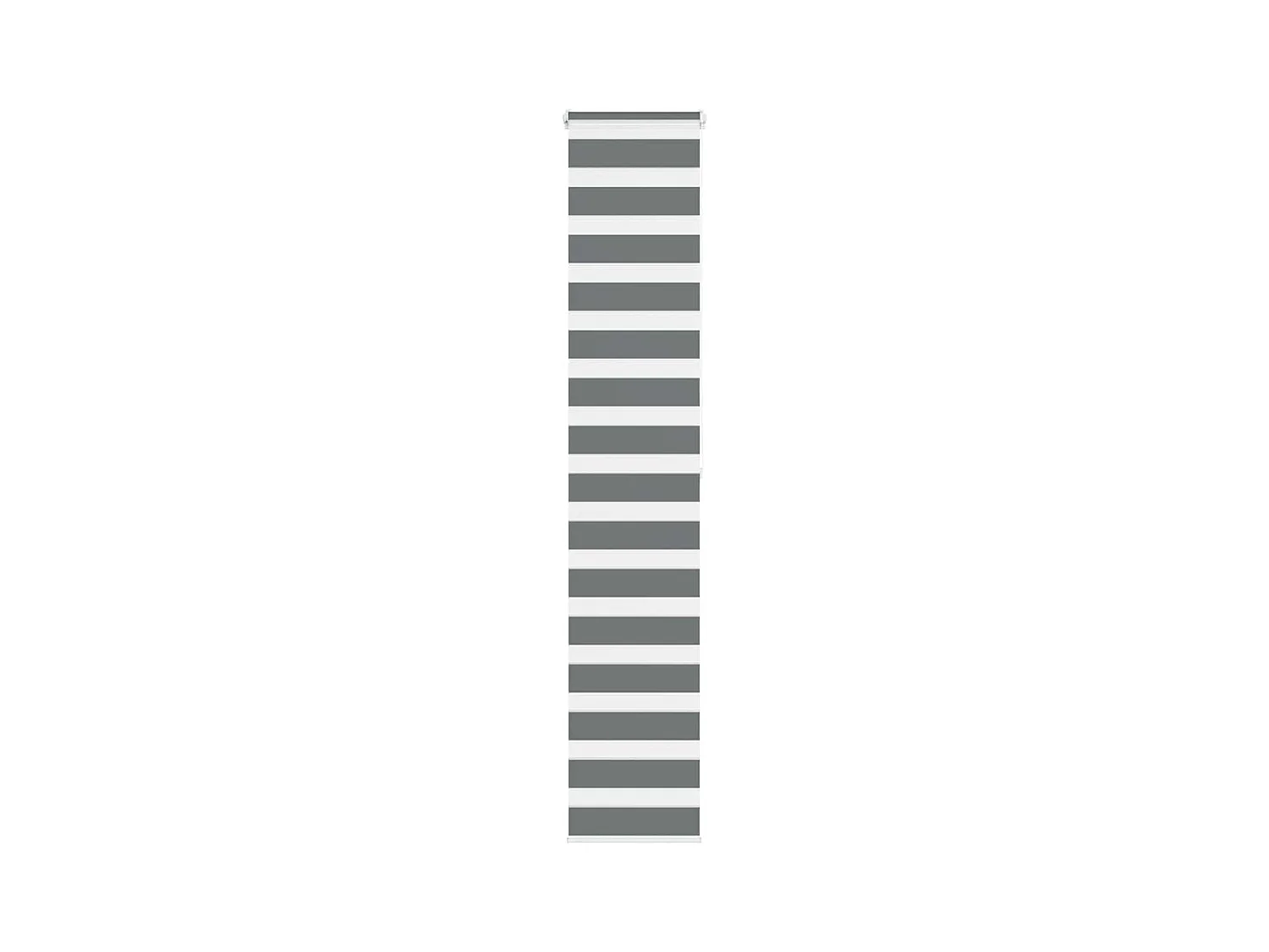 Store zèbre gris foncé largeur du tissu 35,9 cm polyester