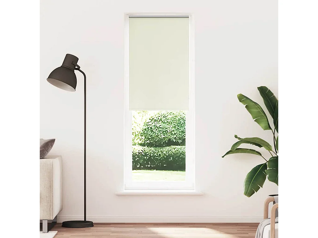 Estor Enrollable Opaco Blanco Roto 70x230cm Tela Ancho 65,7cm