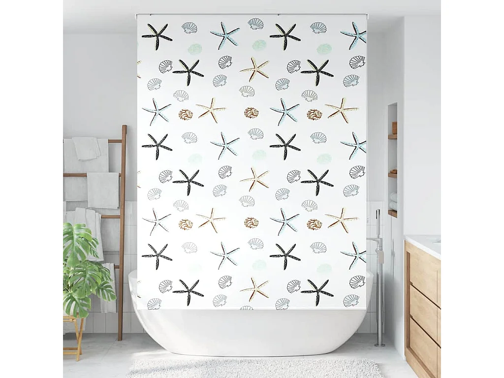 Store enrouleur de douche 150x240 cm largeur du tissu 146 cm