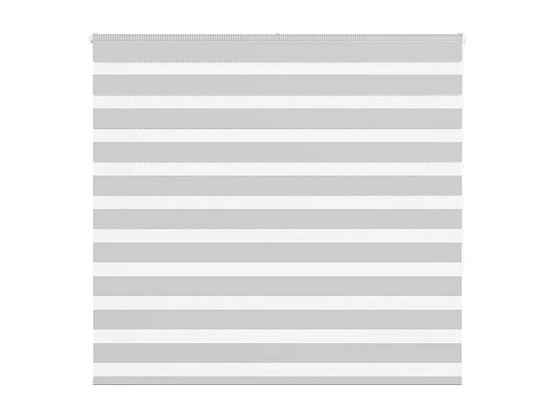 Store zèbre gris clair largeur du tissu 150,9 cm polyester