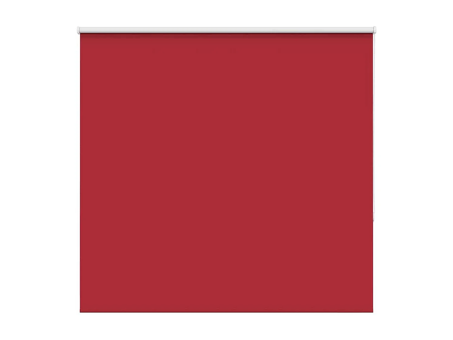 Store enrouleur occultant rouge largeur du tissu 151,6 cm