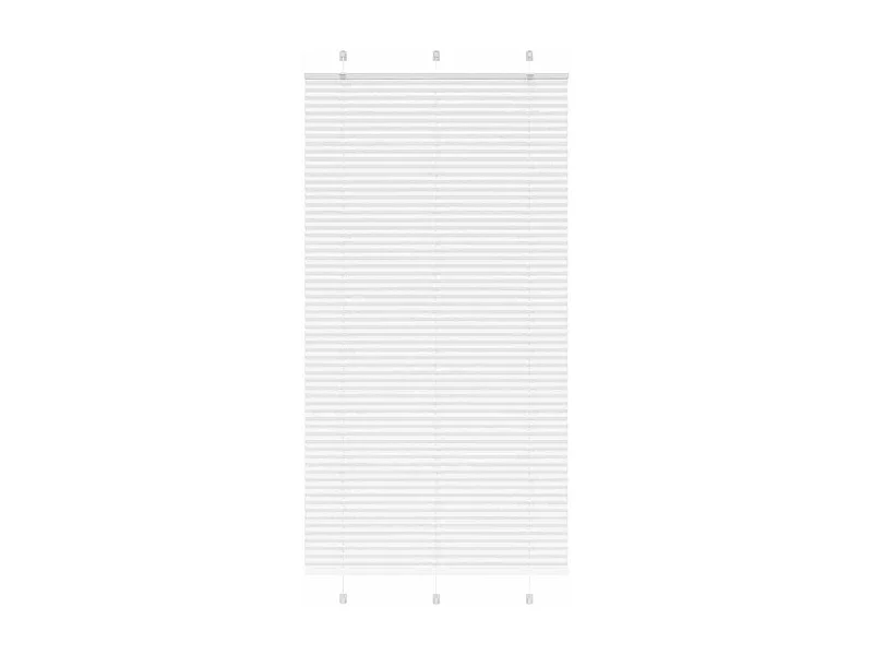 Store plissé blanc 110x200cm largeur du tissu 109,4cm polyester