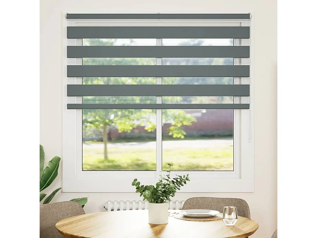 Cortina de zebra 140x100 cm largura do tecido 135,9cm poliéster