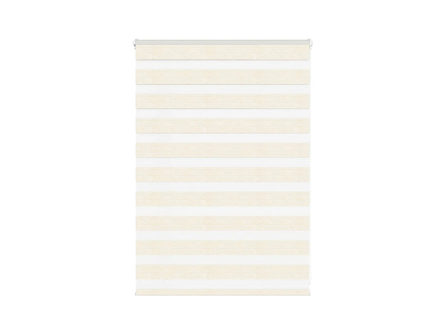 Zebra rolgordijn 115x100 cm stofbreedte 110,9 cm marmerbeige