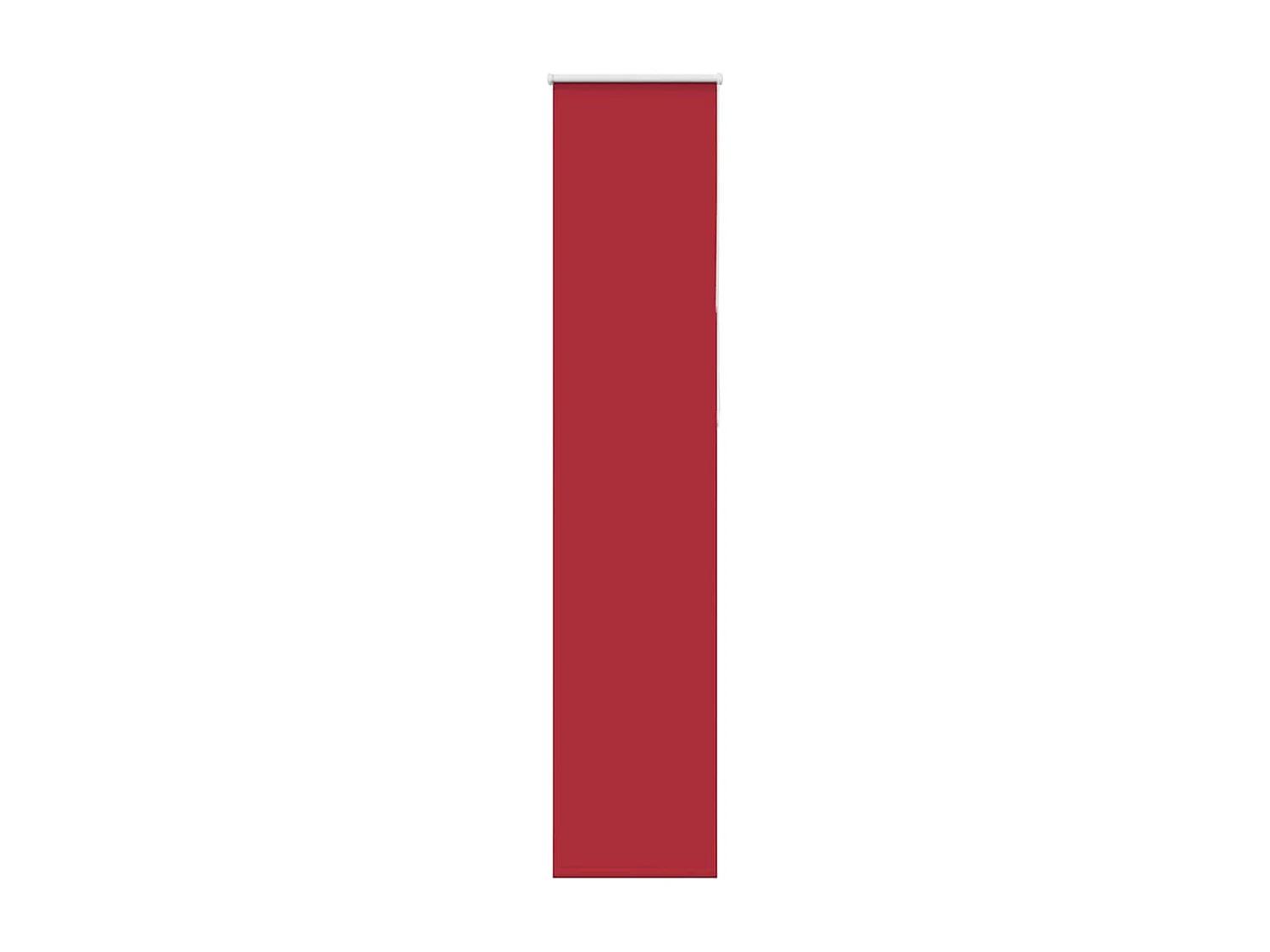 Rolgordijn verduisterend rood 40x210 cm stofbreedte 35,7 cm