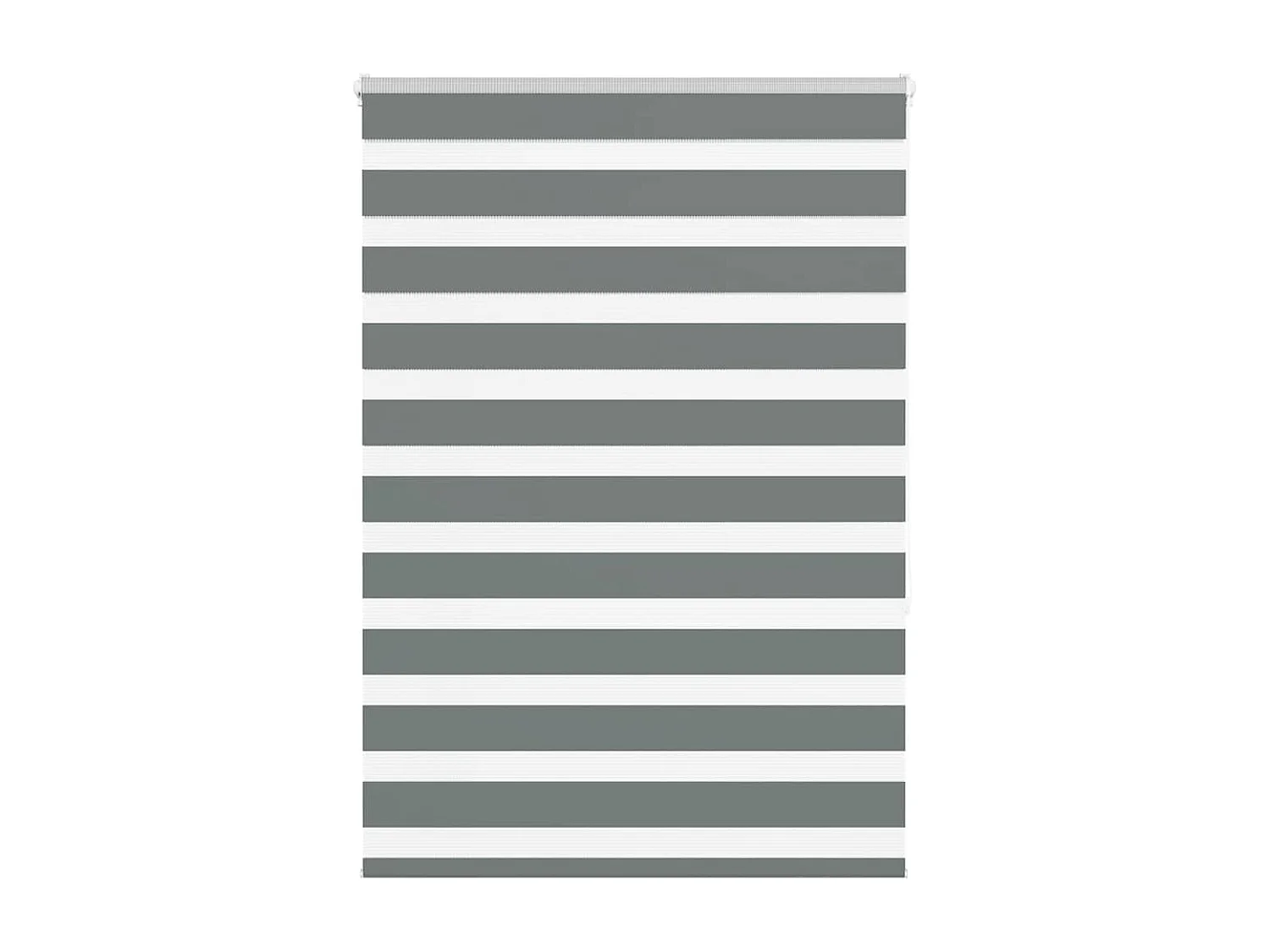 Store zèbre gris foncé largeur du tissu 90,9 cm polyester