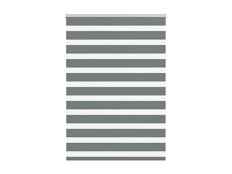 Store zèbre gris foncé largeur du tissu 90,9 cm polyester