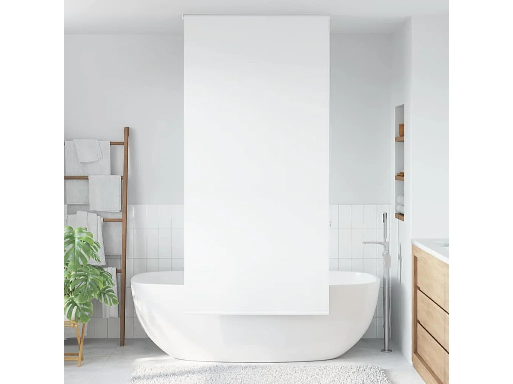 Store enrouleur de douche 90x240 cm largeur du tissu 86 cm