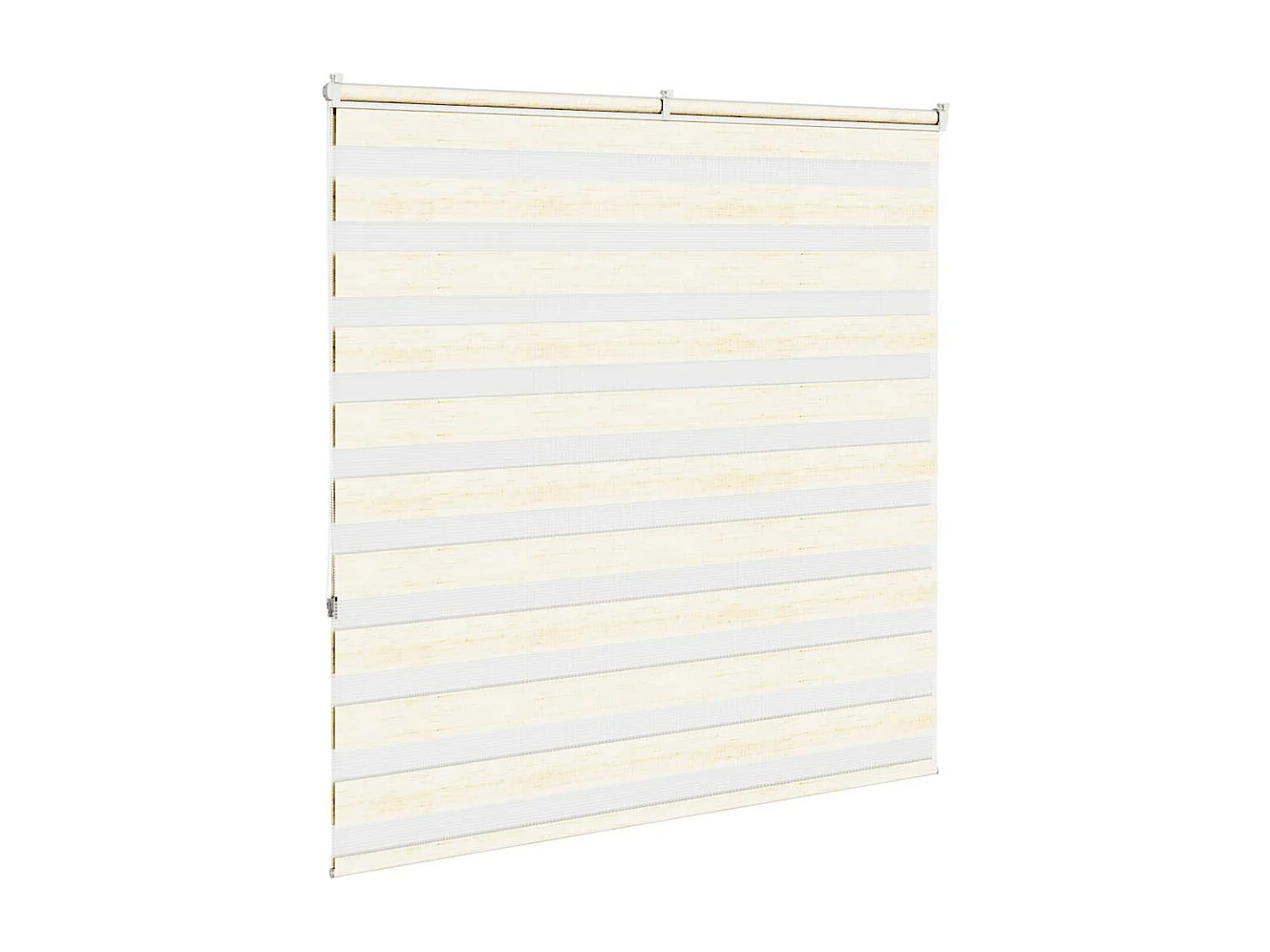 Store zèbre beige marbré largeur du tissu 140,9 cm polyester