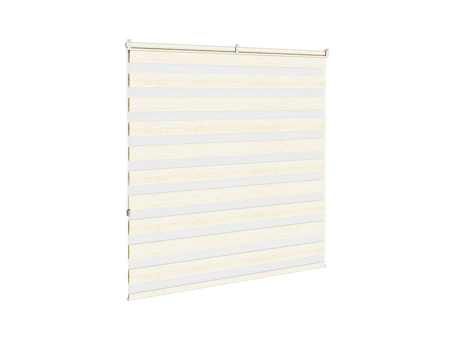 Store zèbre beige marbré largeur du tissu 140,9 cm polyester