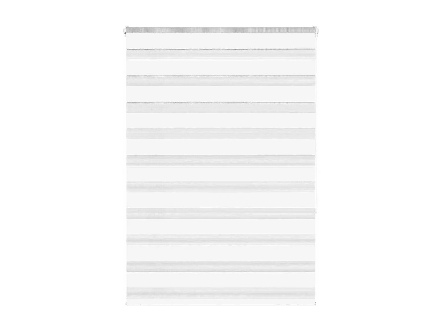 Store zèbre blanc 105x150 cm largeur du tissu 100,9cm polyester