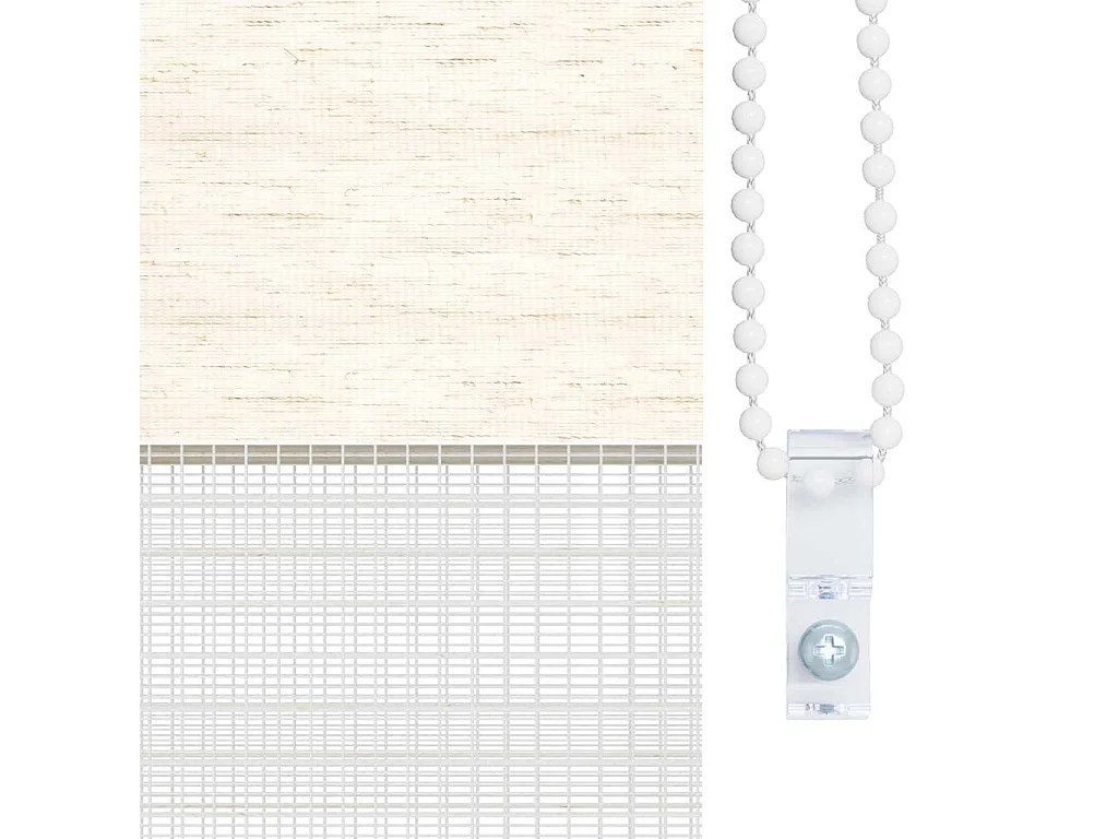 Store zèbre beige marbré largeur du tissu 75,9 cm polyester