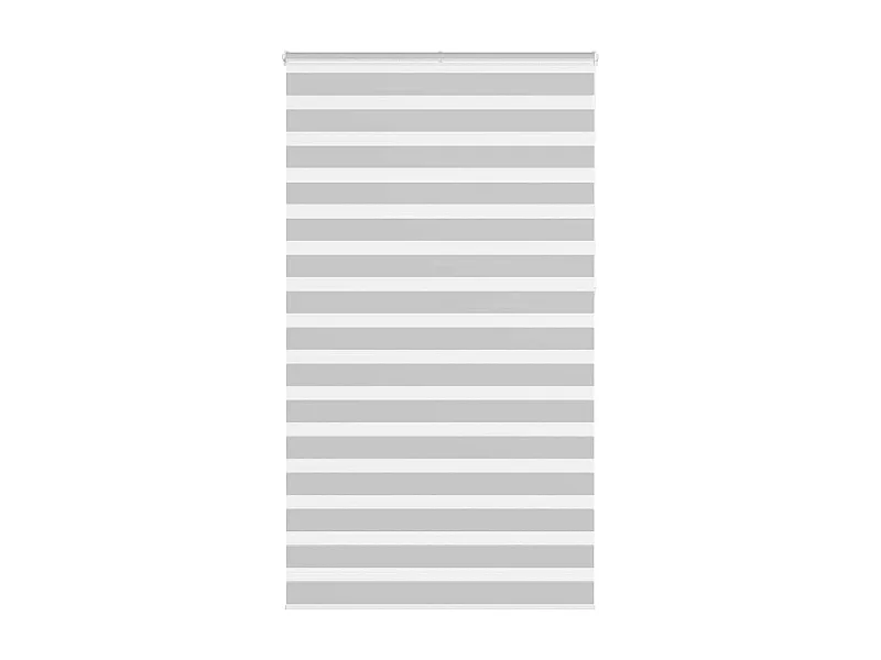 Store zèbre gris clair largeur du tissu 115,9 cm polyester