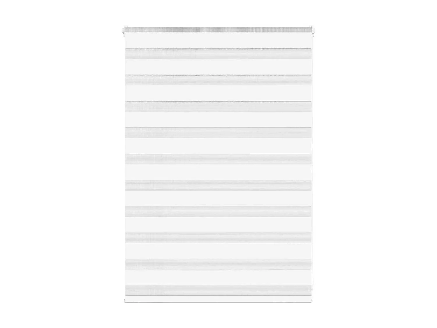 Estor cebra blanco 115x100 cm tejido ancho 110,9 cm poliéster