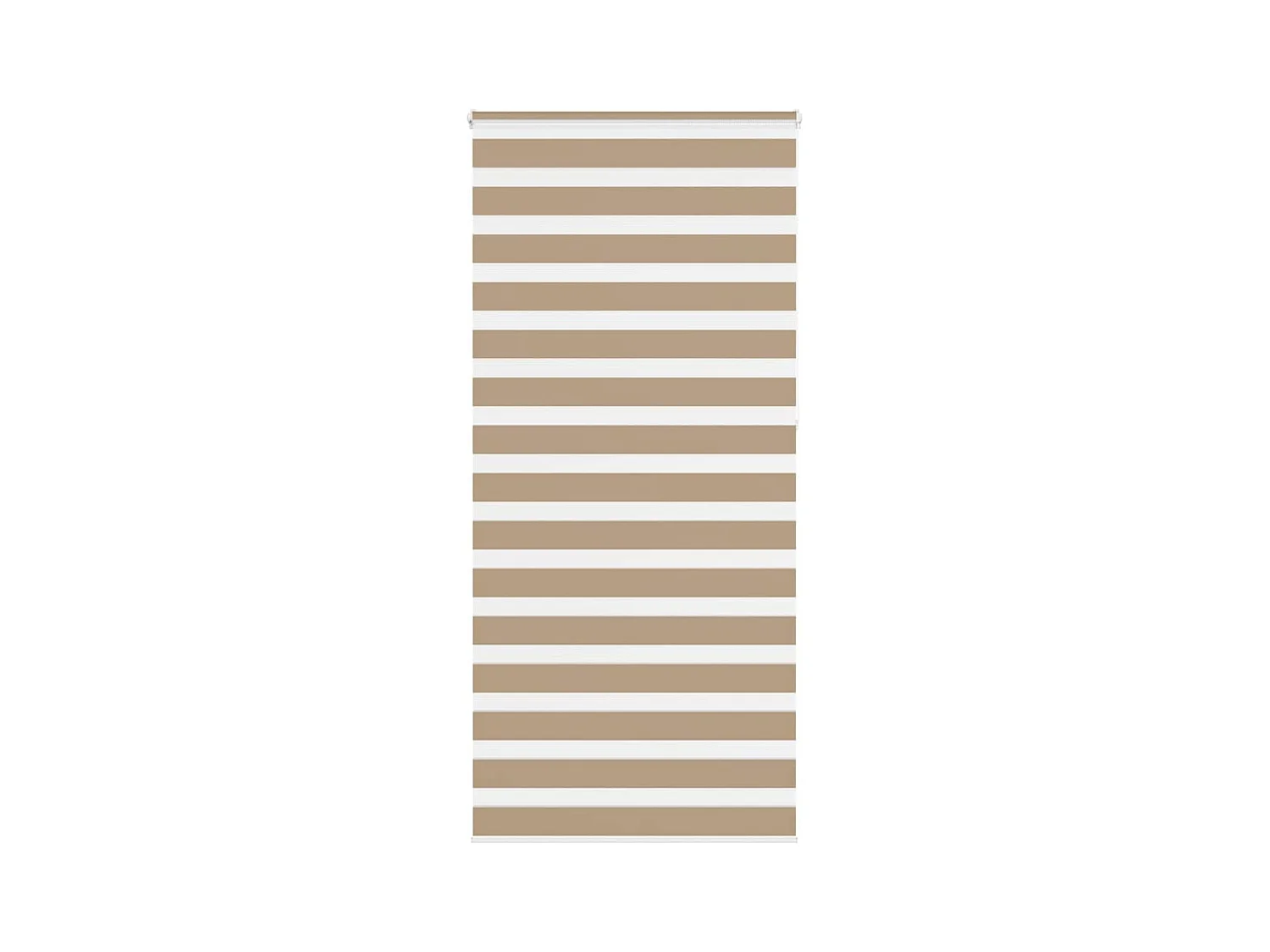 Zebra Blind 105x230 cm stofbreedte 100,9 cm polyester zandbruin
