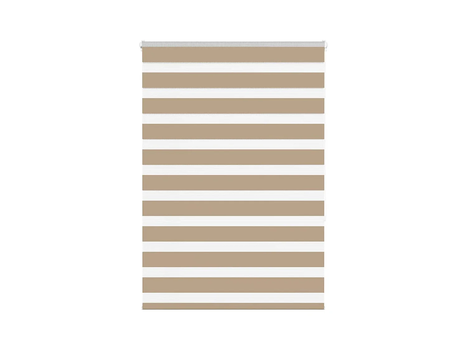 Zebra Blind 115x150 cm stofbreedte 110,9 cm polyester zandbruin