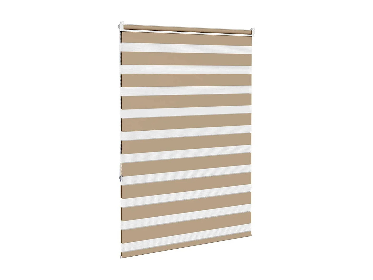 Zebra Blind 115x150 cm stofbreedte 110,9 cm polyester zandbruin