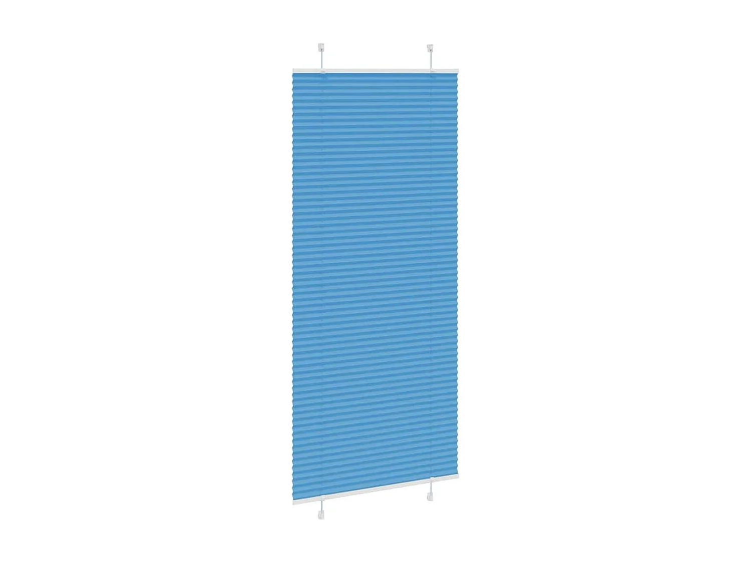 Store plissé bleu 100x200 cm largeur du tissu 99,4 cm polyester