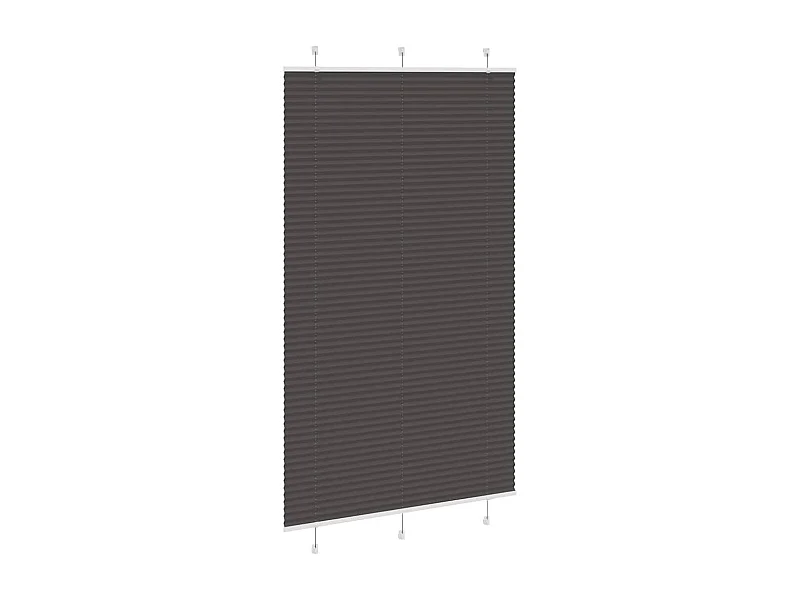 Store plissé noir 120x200 cm largeur du tissu 119,4cm polyester