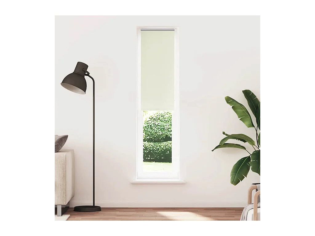 Estor Enrollable Opaco Blanco Roto 60x210cm Tela Ancho 55,7cm