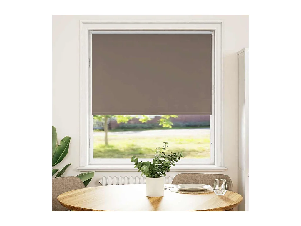 Store enrouleur occultant café 100x150cm largeur du tissu