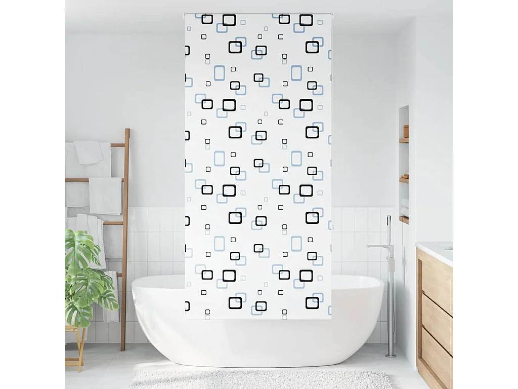 Doucherolgordijn 100x240 cm stofbreedte 96 cm