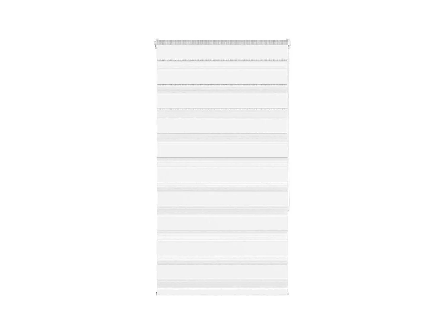 Store zèbre blanc 80x150 cm largeur du tissu 75,9 cm polyester