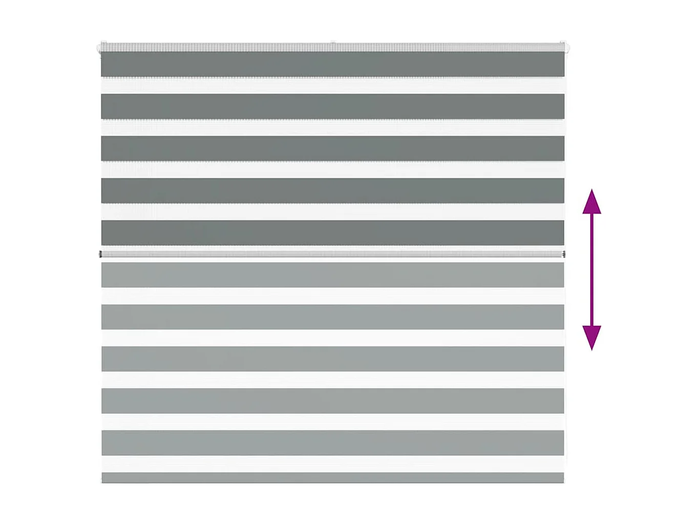 Cortina de zebra 160x100 cm largura do tecido 155,9cm poliéster