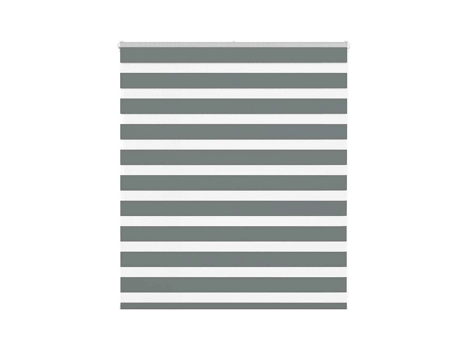 Store zèbre gris foncé largeur du tissu 130,9 cm polyester