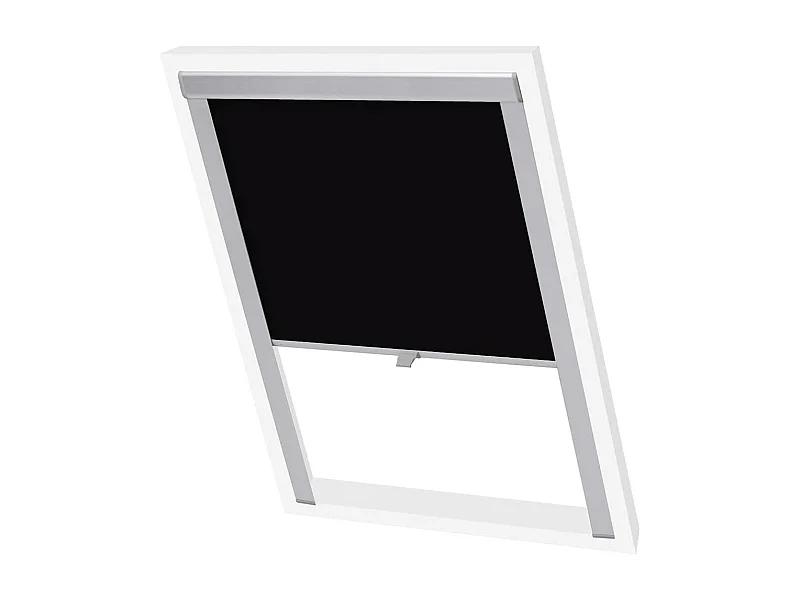 Persiana de enrolar opaca preto MK04