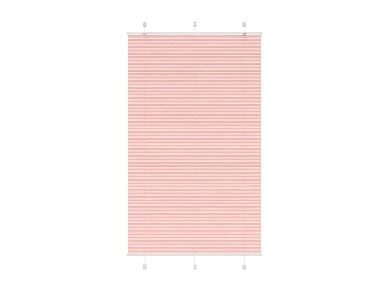 Store plissé rose 120x200 cm largeur du tissu 119,4cm polyester