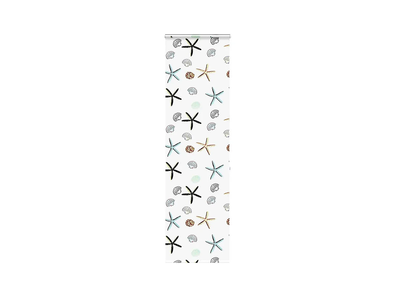 Store enrouleur de douche avec cassette largeur du tissu 66 cm