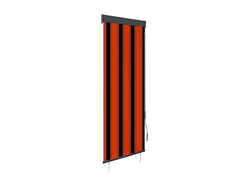 Store roulant d'extérieur 60x250 cm Orange et marron