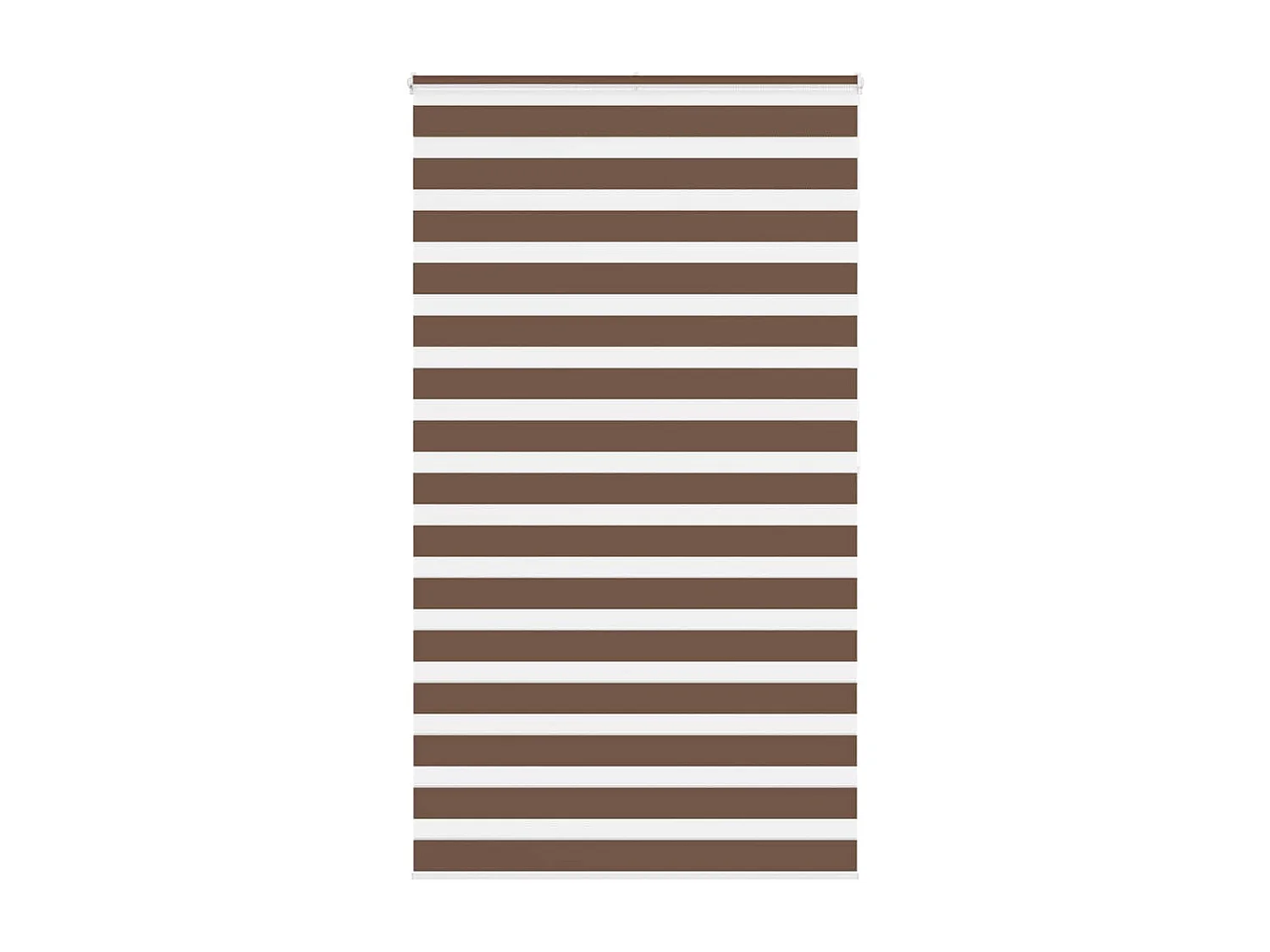 Store zèbre marron 125x200cm largeur du tissu 120,9cm polyester