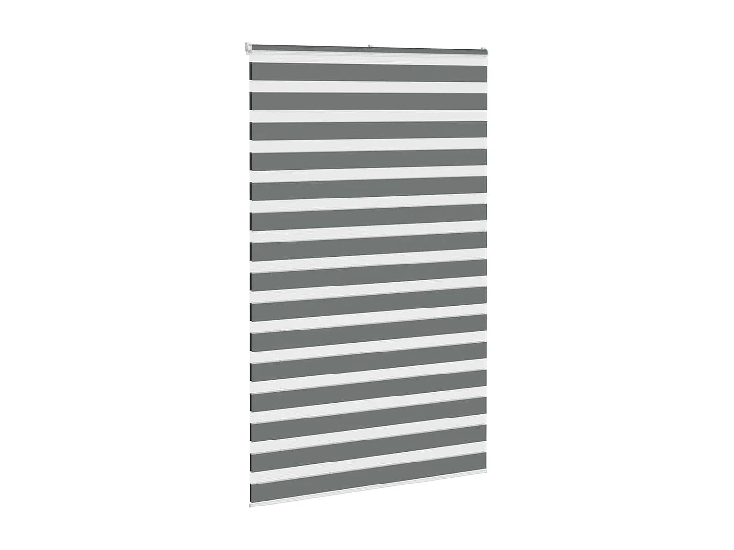 Store zèbre gris foncé largeur du tissu 145,9 cm polyester