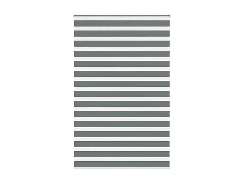 Store zèbre gris foncé largeur du tissu 145,9 cm polyester