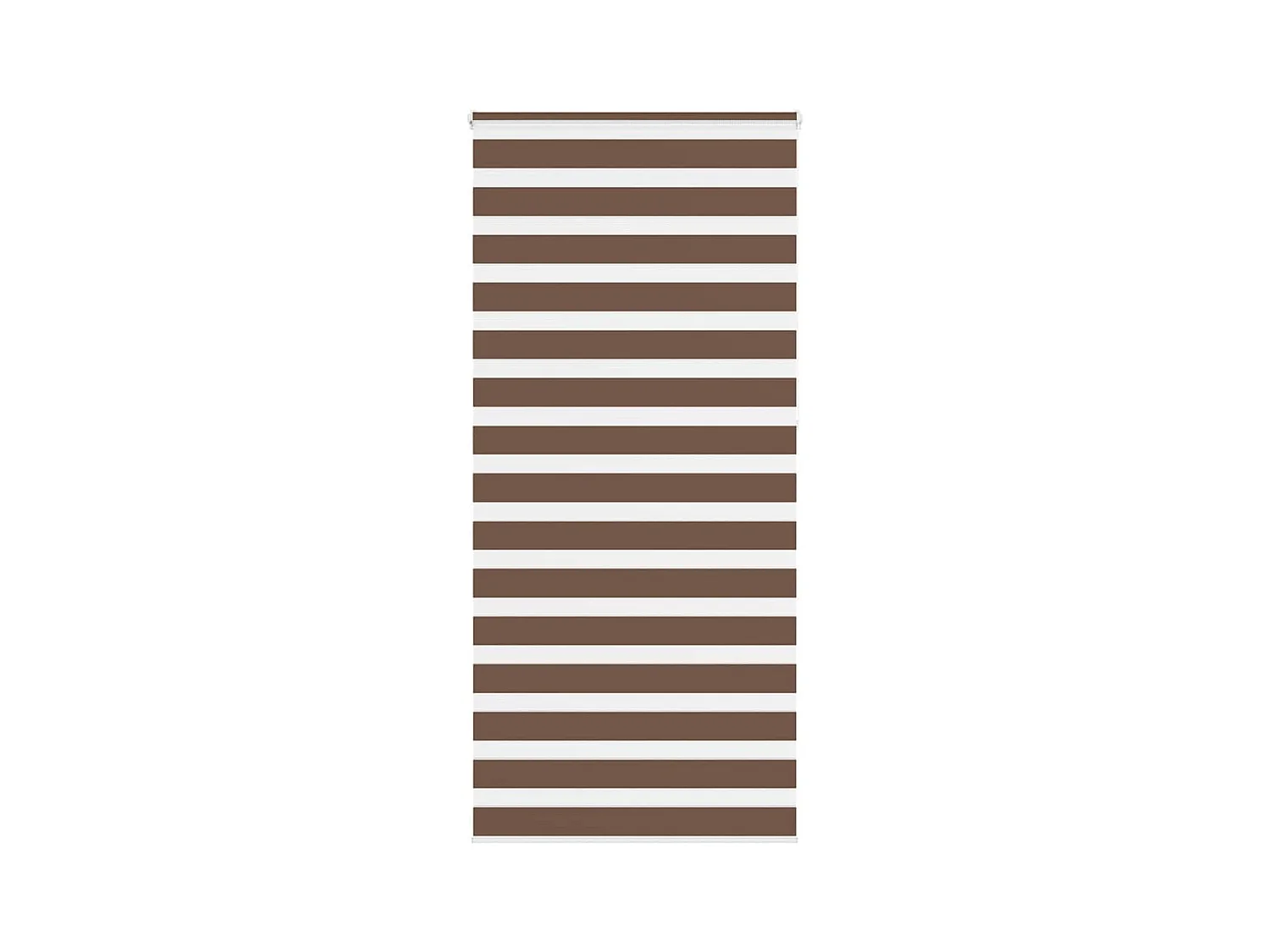 Zebra rolgordijn 95x230 cm stofbreedte 90,9 cm polyester bruin