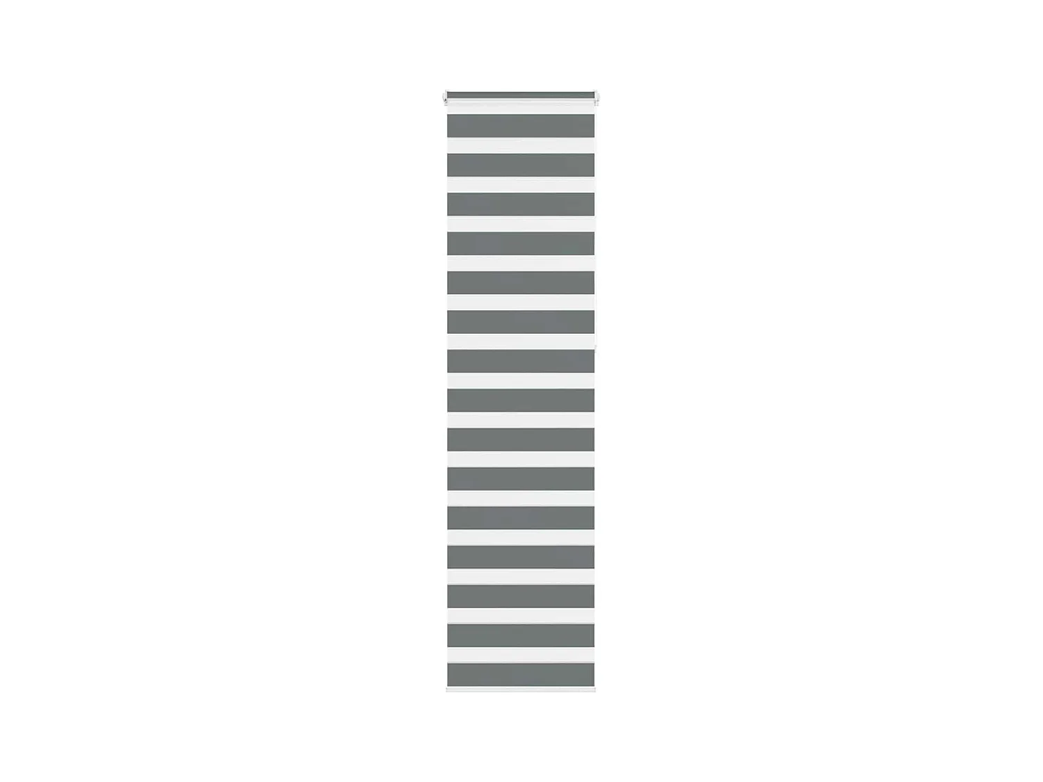 Store zèbre gris foncé largeur du tissu 50,9 cm polyester