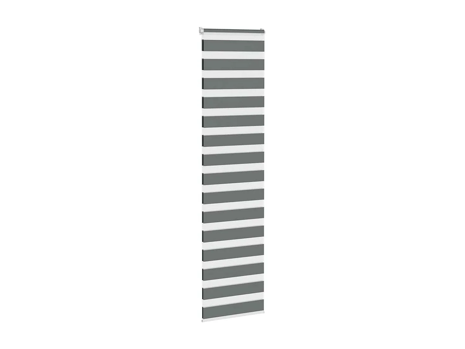 Store zèbre gris foncé largeur du tissu 50,9 cm polyester