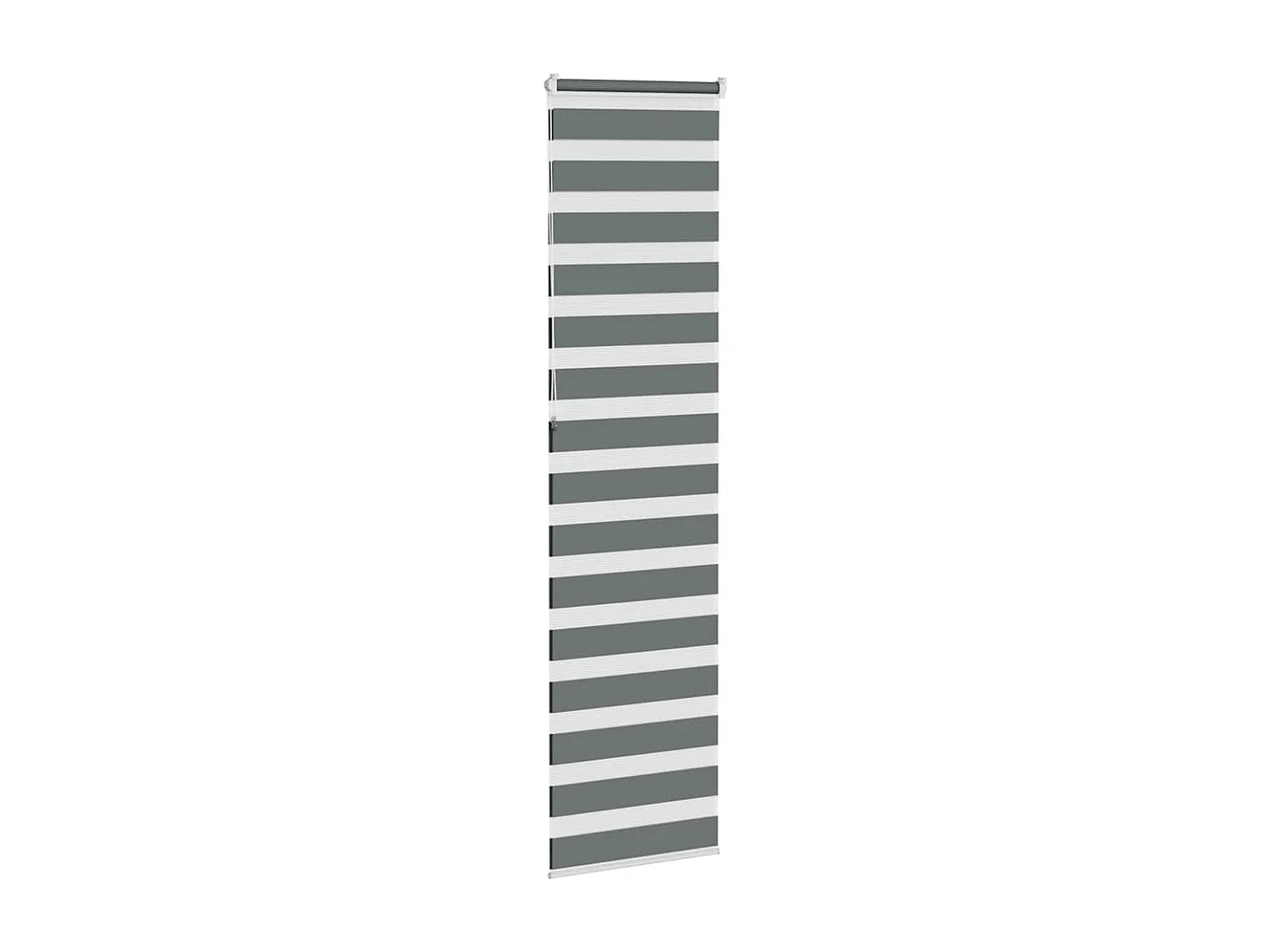 Store zèbre gris foncé largeur du tissu 50,9 cm polyester