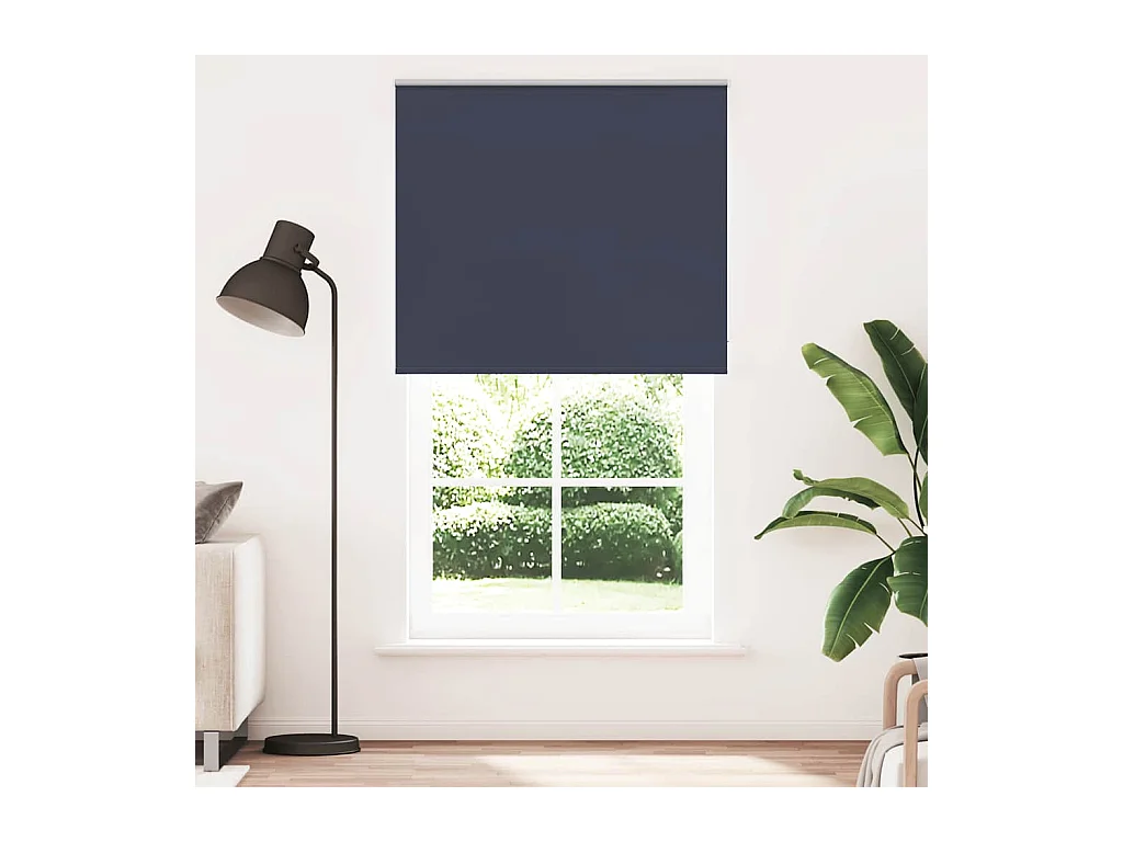 Rolgordijn verduisterend 120x230 cm stofbreedte 116,6 cm blauw