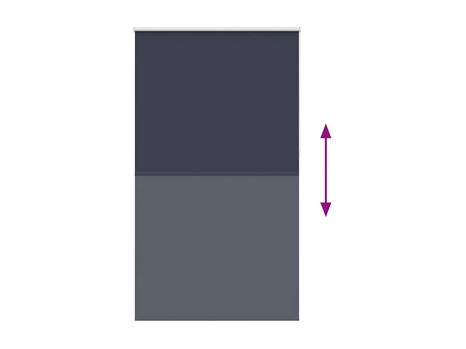 Store enrouleur occultant café 120x230 cm largeur du tissu