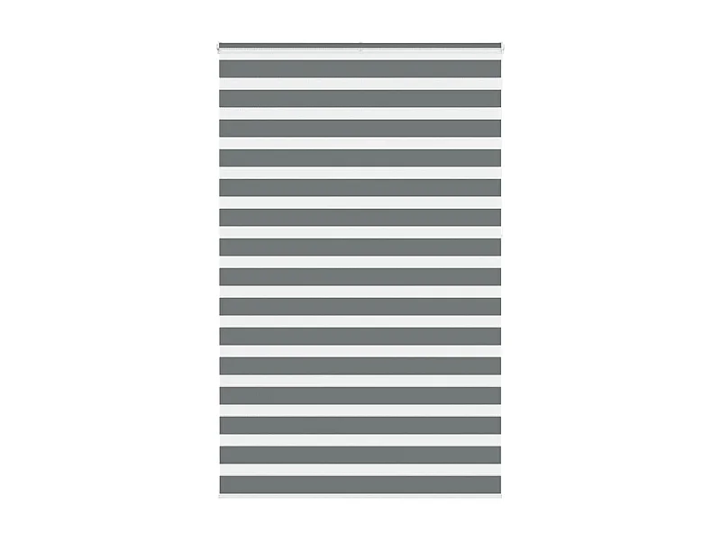 Store zèbre gris foncé largeur du tissu 140,9 cm polyester