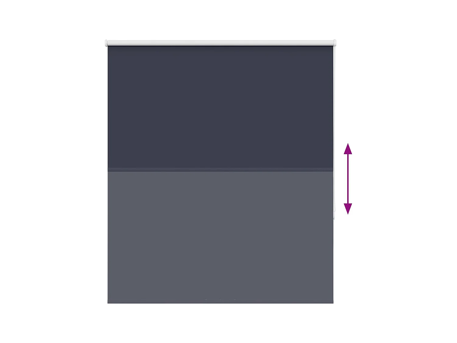 Store enrouleur occultant largeur du tissu 116,6 cm polyester